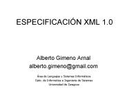 ESPECIFICACI