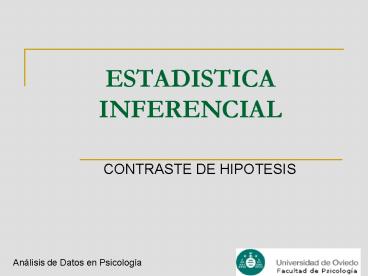 ESTADISTICA INFERENCIAL