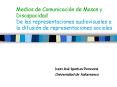 Medios de Comunicacin de Masas y Discapacidad De las representaciones audiovisuales a la difusin de PowerPoint PPT Presentation