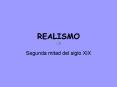REALISMO PowerPoint PPT Presentation