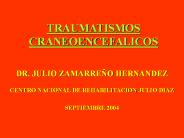 TRAUMATISMOS CRANEOENCEFALICOS