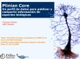 Plinian Core Un perfil de datos para publicar y compartir informacin de especies biolgicas PowerPoint PPT Presentation
