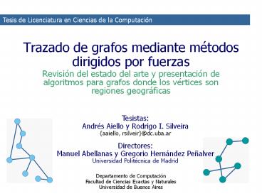 Trazado de grafos mediante m