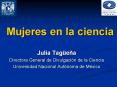 Mujeres en la ciencia PowerPoint PPT Presentation