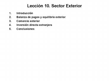 Leccin 10' Sector Exterior