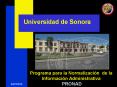 Universidad de Sonora PowerPoint PPT Presentation