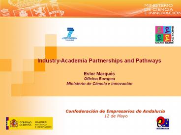 Industry-Academia Partnerships and Pathways Ester Marqu