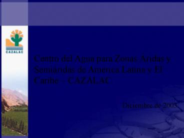 Presentacion CAZALAC