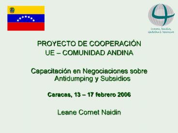 PROYECTO DE COOPERACIN