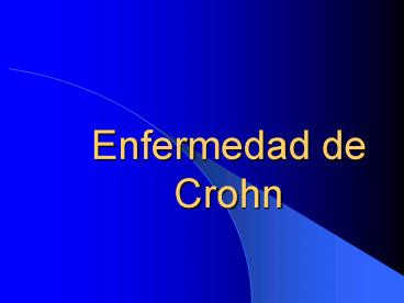 Enfermedad de Crohn