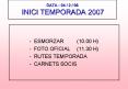 DATA : 04 / 2 / 06 INICI TEMPORADA 2007 PowerPoint PPT Presentation