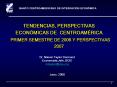 TENDENCIAS, PERSPECTIVAS ECON PowerPoint PPT Presentation