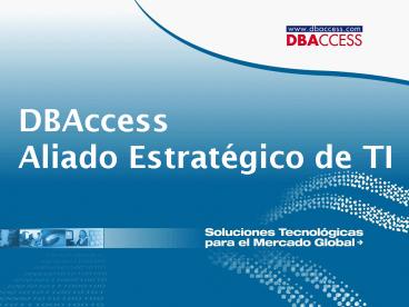 Estrategia de TI DBAccess