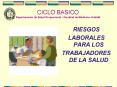 CICLO BASICO Departamento de Salud Ocupacional Facultad de Medicina UdelaR PowerPoint PPT Presentation