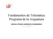 Fundamentos de Telemtica Programa de la Asignatura