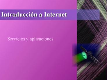 Introduccin a Internet