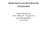 REDES DIGITALES DE SERVICIOS INTEGRADOS