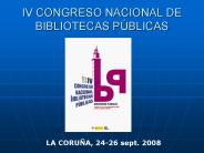 IV CONGRESO NACIONAL DE BIBLIOTECAS P