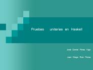 Pruebas unitarias en Haskell