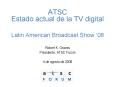 ATSC Estado actual de la TV digital PowerPoint PPT Presentation