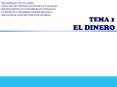 TEMA 1 EL DINERO PowerPoint PPT Presentation
