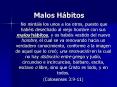 Malos Hbitos PowerPoint PPT Presentation