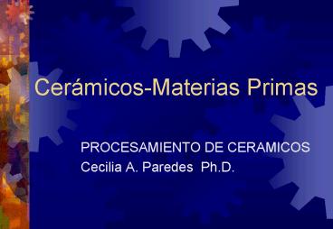 CermicosMaterias Primas