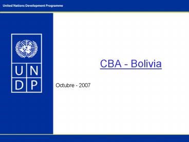CBA Bolivia