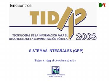 SISTEMAS INTEGRALES GRP