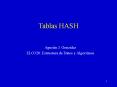 Tablas HASH PowerPoint PPT Presentation
