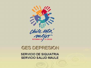 GES DEPRESION