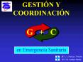 GESTIN Y COORDINACIN G C en Emergencia Sanitaria PowerPoint PPT Presentation