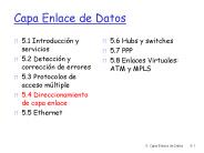 Capa Enlace de Datos