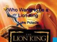 Who Wants to be a Lion King PowerPoint PPT Presentation