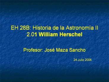 EH 28B: Historia de la Astronom