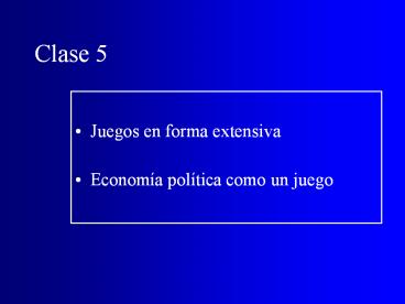 Clase 5