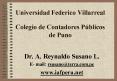 Universidad Federico Villarreal Colegio de Contadores P PowerPoint PPT Presentation
