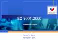 ISO 9001:2000 PowerPoint PPT Presentation
