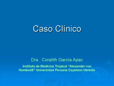 Caso Clnico