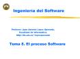 Tema 8' El proceso Software PowerPoint PPT Presentation