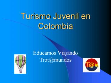 Turismo Juvenil en Colombia