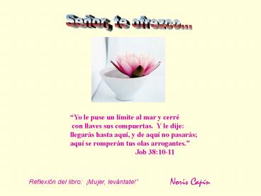 Yo le puse un lmite al mar y cerr