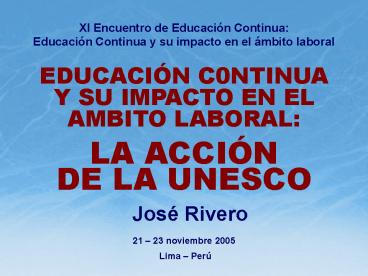 EDUCACIN C0NTINUA Y SU IMPACTO EN EL AMBITO LABORAL: