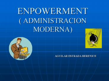ENPOWERMENT ADMINISTRACION MODERNA