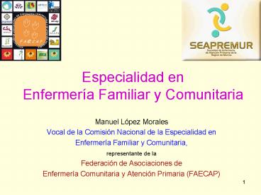 Especialidad en Enfermera Familiar y Comunitaria