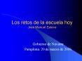 Los retos de la escuela hoy Jos Manuel Esteve PowerPoint PPT Presentation