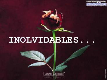 Tiempos Inolvidables'