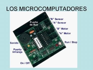 LOS MICROCOMPUTADORES