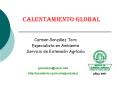 Calentamiento Global PowerPoint PPT Presentation