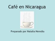 Caf en Nicaragua